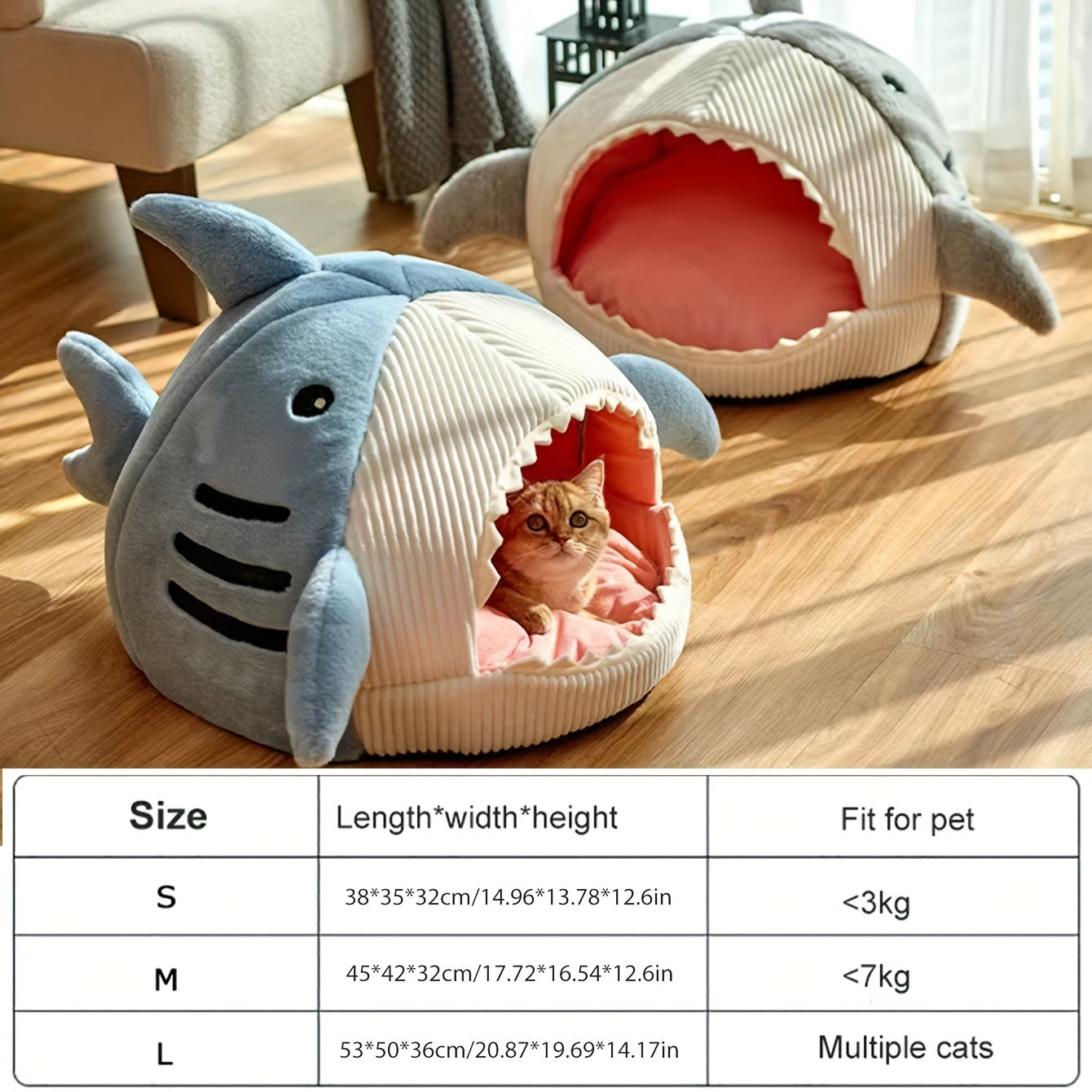 Soft Washable Mat for Small and Large Cats - Cozy Cat Bed, Perfect Hideout House for Your Furry Friend