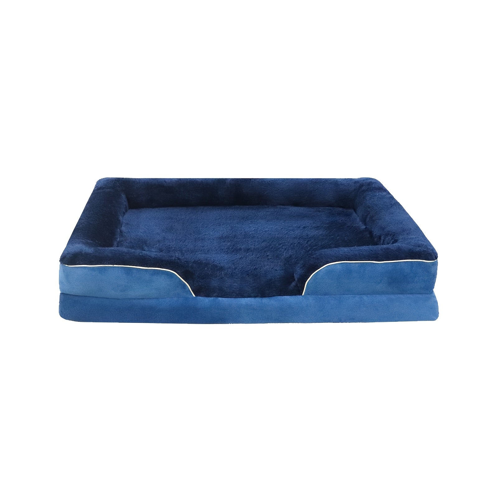 Luxury Plush Dog Bed Sofa - Soft, Washable, All-Season Comfort in Deep Gray - Perfect for Small to Large Breeds - Cozy and Durable Polyester Design