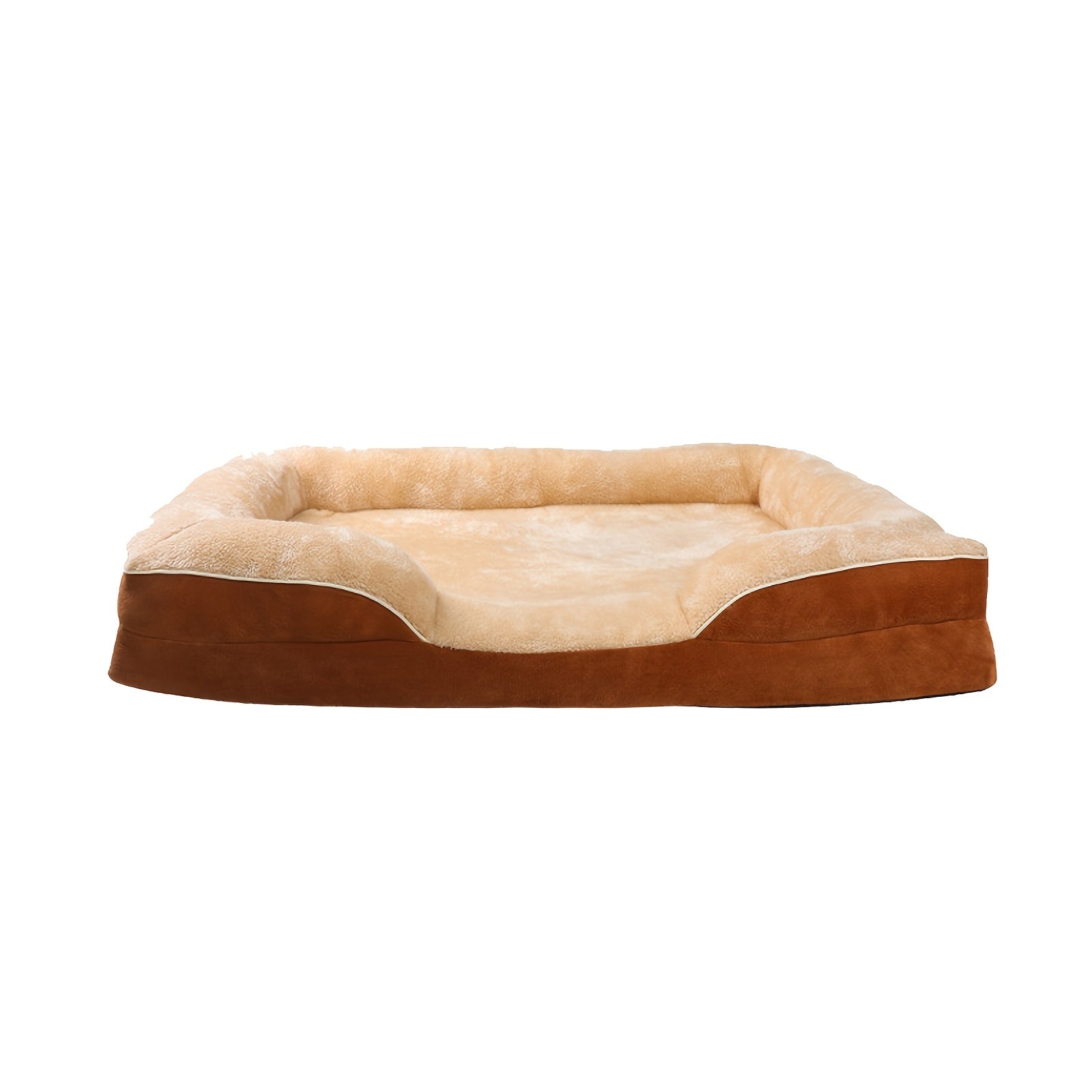 Luxury Plush Dog Bed Sofa - Soft, Washable, All-Season Comfort in Deep Gray - Perfect for Small to Large Breeds - Cozy and Durable Polyester Design