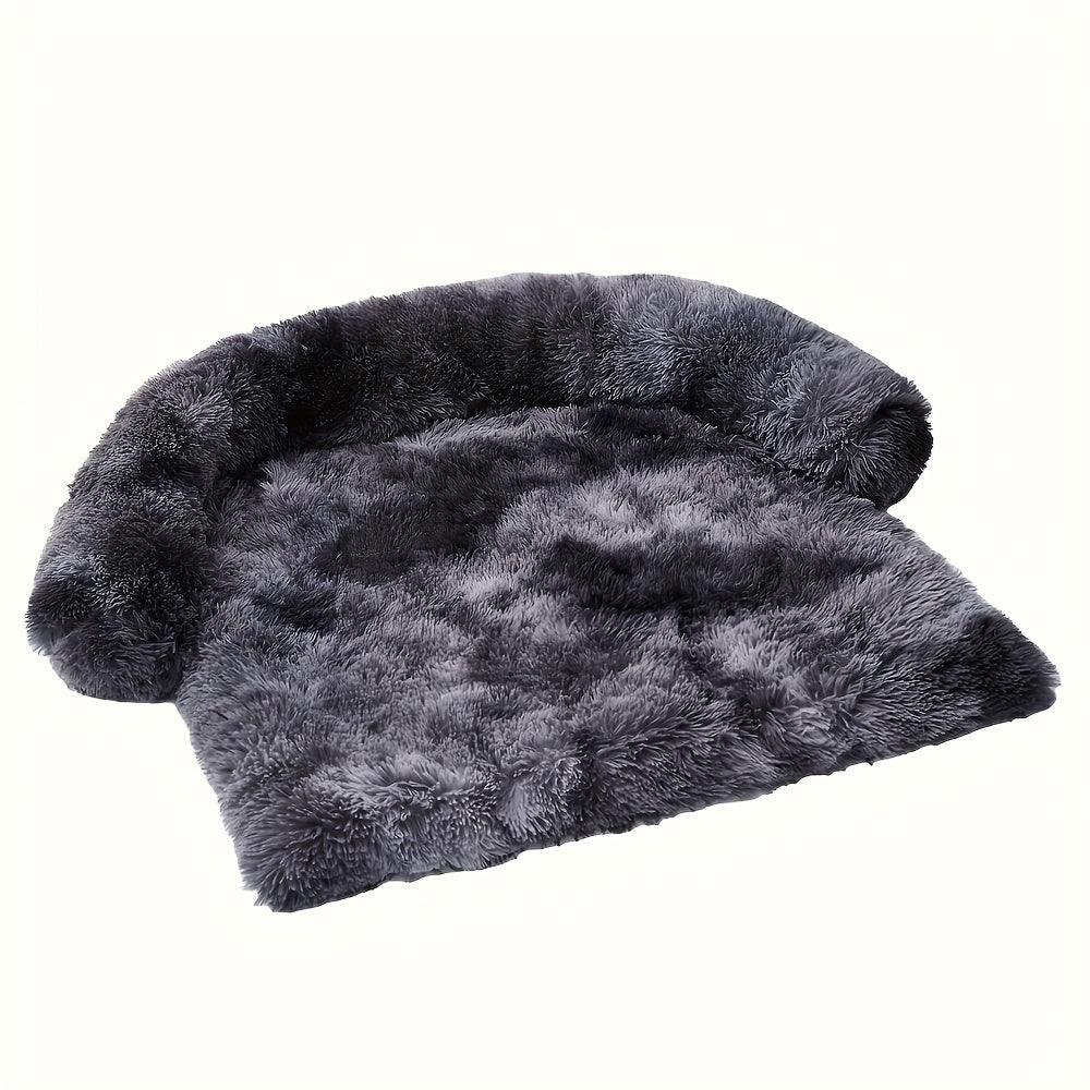 Plush Dog Sofa Mat - Detachable Pet Bed Cushion with Soft Polyester Fill, Perfect for Small to Large Dogs, Adds Coziness to Your Home, Dog Sofa