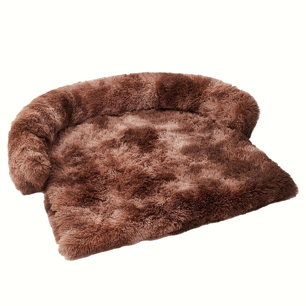 Plush Dog Sofa Mat - Detachable Pet Bed Cushion with Soft Polyester Fill, Perfect for Small to Large Dogs, Adds Coziness to Your Home, Dog Sofa