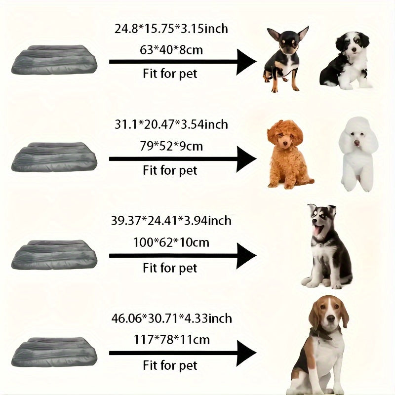 [1 Square Pet Mat] Soft & Wear-Resistant 1 Square Pet Mat | Comfortable Dog Bed & Cat Nest for Large, Medium, Small Cats and Dogs | Four Seasons Sleep with Dog Mattress