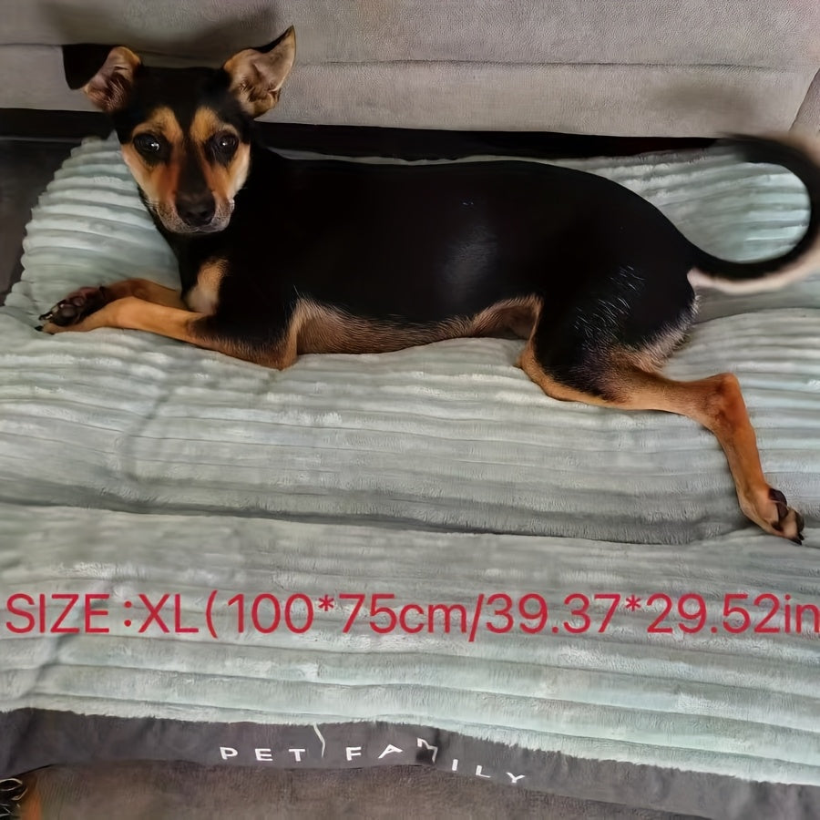 [1 Square Pet Mat] Soft & Wear-Resistant 1 Square Pet Mat | Comfortable Dog Bed & Cat Nest for Large, Medium, Small Cats and Dogs | Four Seasons Sleep with Dog Mattress